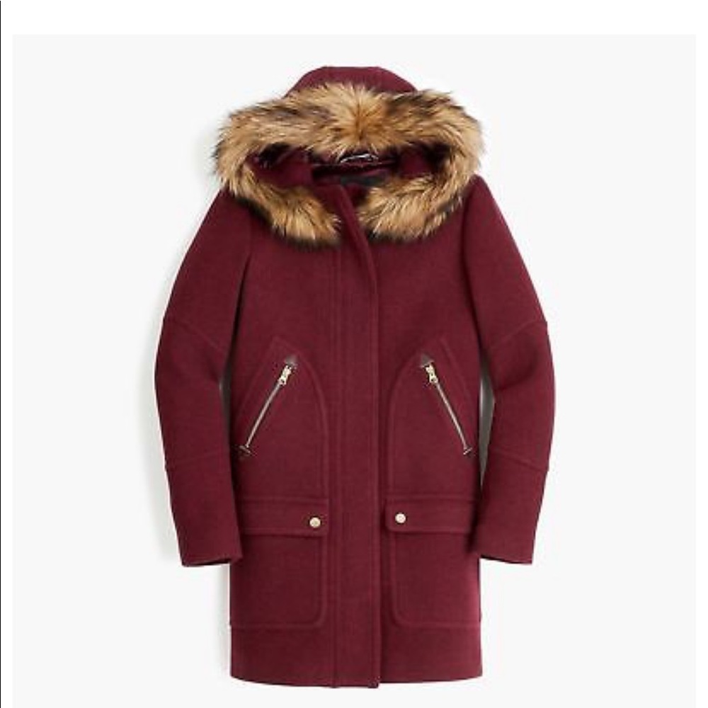 Retail J. Crew Chateau Stadium Cloth Parka